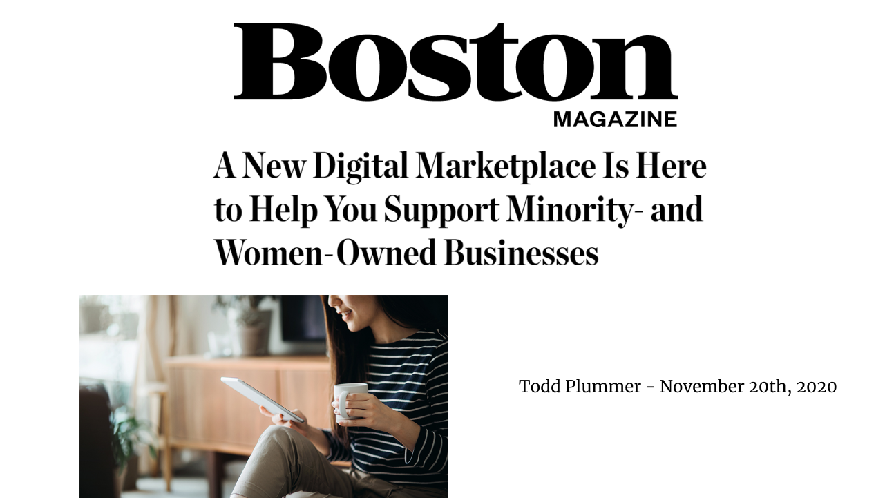 Boston Magazine: A New Digital Marketplace is Here